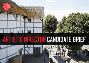 Artistic director candidate brief