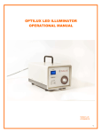 Optilux Led Illuminator Operational Manual