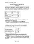 review section i: chapters 1-3 solutions