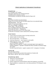 Clinical Applications of Antineoplastic Chemotherapy