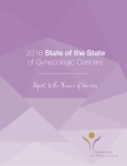 2016 State of the State of Gynecologic Cancers Report to the