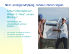 New Geologic Mapping, Tahoe/Donner Region - Earth Science