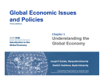 Global Economic Issues and Policies 1e, Daniels and VanHoose