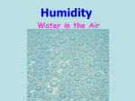 Humidity - staff.harrisonburg.k12.va