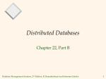 Distributed Databases