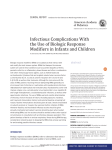 Infectious Complications With the Use of Biologic Response