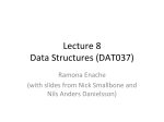 Lecture 8 Data Structures (DAT037)
