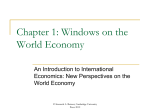 Introduction - New Perspectives on the World Economy