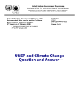 UNEP and Climate Change
