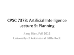 CPSC 7373: Artificial Intelligence