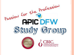 Identification of Infection Disease Processes (18 - APIC-DFW