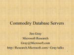 Commodity Database Servers
