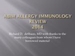 Allergy and Immunology Board Review