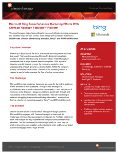 Microsoft Bing Team Enhances Marketing Efforts