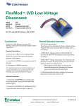FlexMod™ LVD Low Voltage Disconnect