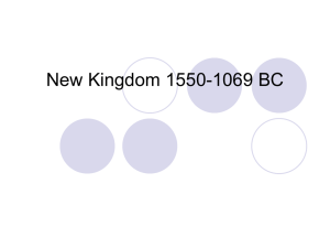 PowerPoint Presentation - Egypt: Middle and New Kingdoms