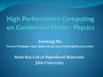 High Performance Computing on Condensed Matter Physics