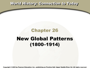 World History Connections to Today