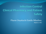 Infection Control Clinical Pharmacy and Patient Safety