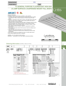 T5 GENERAL PURPOSE FLUORESCENT HIGH BAY (6 LAMP