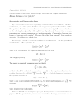 Physics 6010, Fall 2010 Symmetries and Conservation Laws