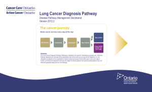 Lung Cancer Diagnosis Pathway