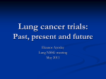 Lung cancer trials