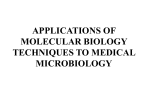 applications of molecular biology techniques to medical