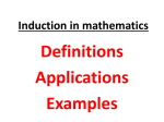 Induction in mathematics
