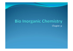 Bio Inorganic Chemistry