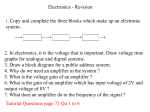 The Op Amp – Inverting Mode, dc