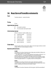 14. Reactions of transition elements