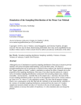 Simulation of the Sampling Distribution of the Mean Can Mislead