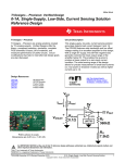 0-1A, Single-Supply, Low-Side Current Sensing