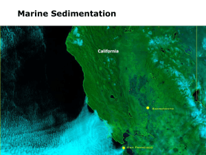 Chapter 4 Marine Sedimentation