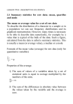 LESSON TWO : DESCRIPTIVE STATISTICS