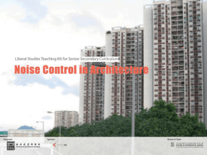 Noise Control through Architectural Design