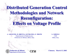 Distributed Generation Control Methodologies and Network