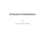 Lecture 2 - cholesterol _CVS block