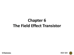 Chapter 4 The Field Effect Transistor