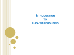 Datawarehouse and data mining