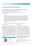 Lacrimal sac rhinosporidiosis - Plastic and Aesthetic Research