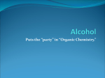 Alcohol - SanfordChemistry