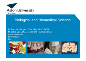 Biological and Biomedical Sciences