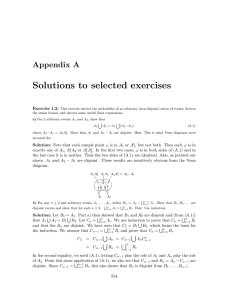 Solutions to selected exercises