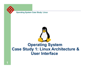 2. Operating System Case Study: Linux
