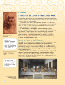 Leonardo da Vinci: Renaissance Man, pp. 74-75