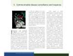 5. Communicable disease surveillance and response