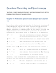 Quantum Chemistry and Spectroscopy