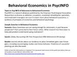 Education Resources in PsycINFO